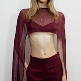 LENNY PANTS IN DARK MAROON