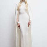 LEIA CAPE IN CASABLANCA LILY