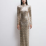 CATROUX DRESS IN HOT SANDS