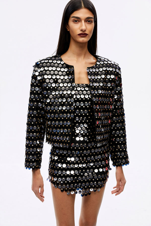 Loulou Jacket in Night Rider Lily
