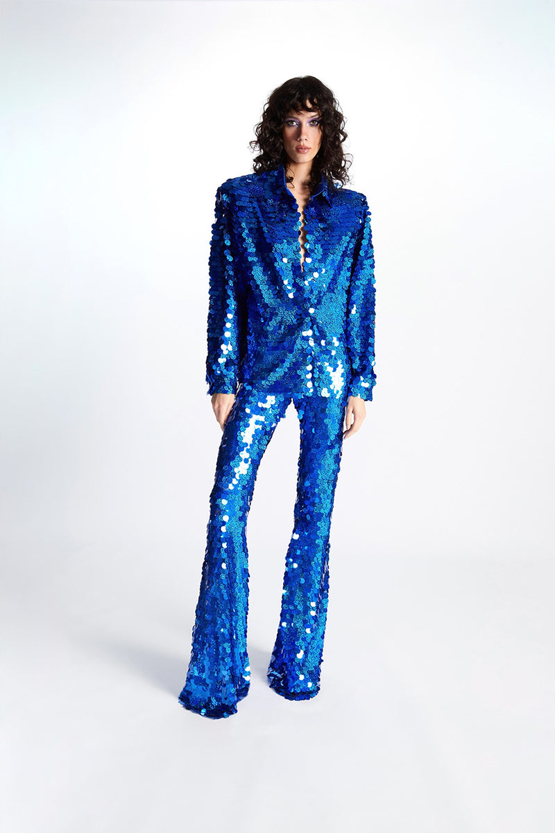Colette Pants in Formentera Azul