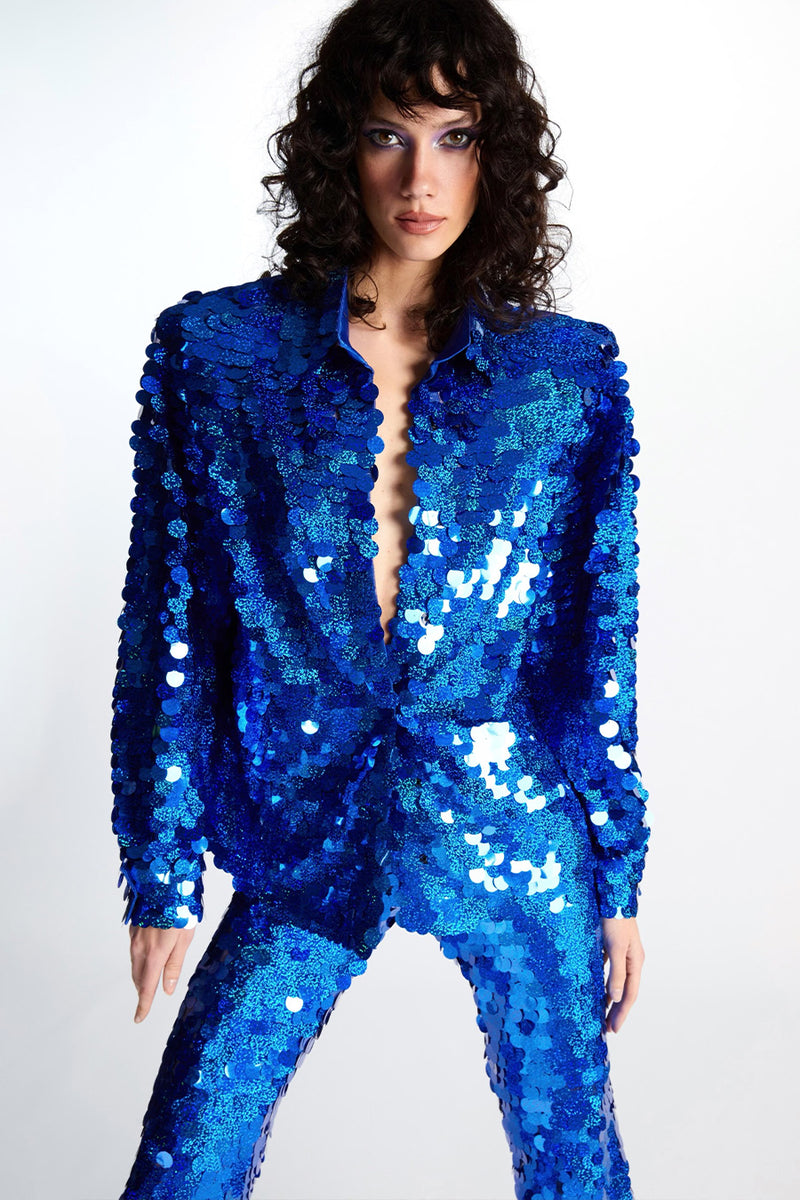 Colette Shirt in Formentera Azul
