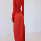 MEDEA MINI SKIRT IN REDLUXE