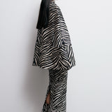 DEVON CAPE IN ZEBRA JASPER