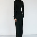 ZOYA DRESS IN DARK SIDE