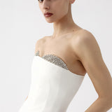 NOÉLIE STRAPLESS IN LOKUM