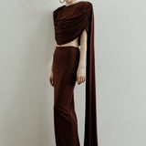 ZADA SKIRT IN MYRRHE MYSTÈRE