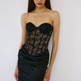 PAMELA MAXI IN OBSIDIENNE