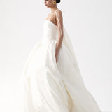 BRITT CAPE IN PEARL DROP