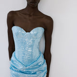 PAMELA IN SPARKLING AZURE