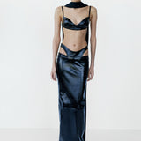 SOLENNE BRA IN LUNAR ECLIPSE