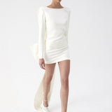 ISTHAR MINI BOW DRESS IN LOKUM