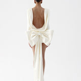 ISTHAR MINI BOW DRESS IN LOKUM