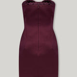 NOÉLIE STRAPLESS MINI IN BLOOD MOON