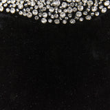 HEMINGWAY PEPLUM TOP IN IMPÉRIAL NOIR