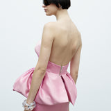 LIA PEPLUM MINI IN SONGE D'ETE