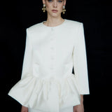 MERINGUE SKIRT IN MARTINI BLANCE