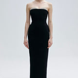 NOÉLIE STRAPLESS IN IMPÉRIAL NOIR