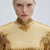 DONYALE MINI DRESS IN DRAGON D'OR