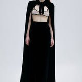 ZADA SKIRT IN IMPÉRIAL NOIR