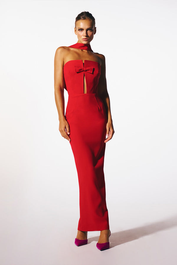 Look #66 Holly in Pedro Red