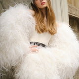 KITTY DRESS IN WHITE MUSTANG