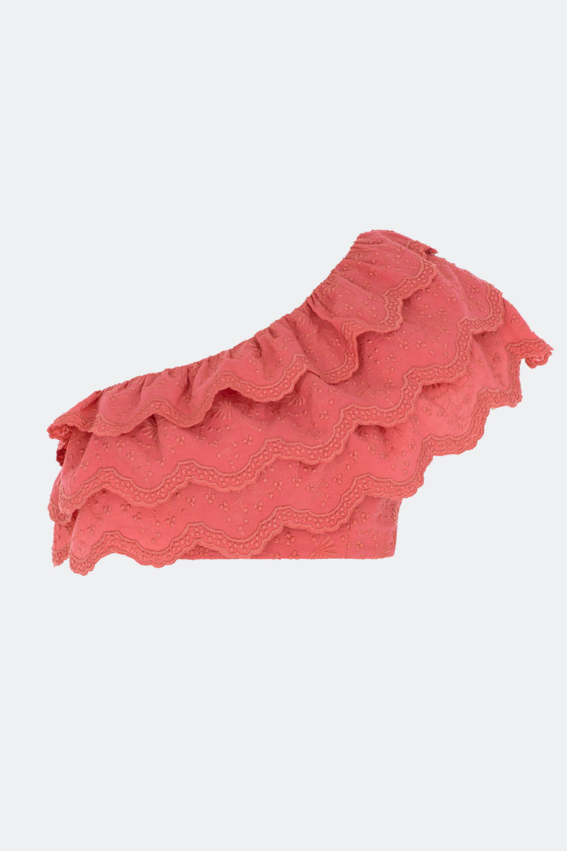Isabel Top & Skirt in Sunkiss Coral