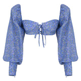 TINA TOP IN BENIRRAS AZUL