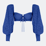 TINA TOP IN BLUE VALENTINE