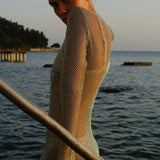 LÉA DRESS IN SAGE GREEN