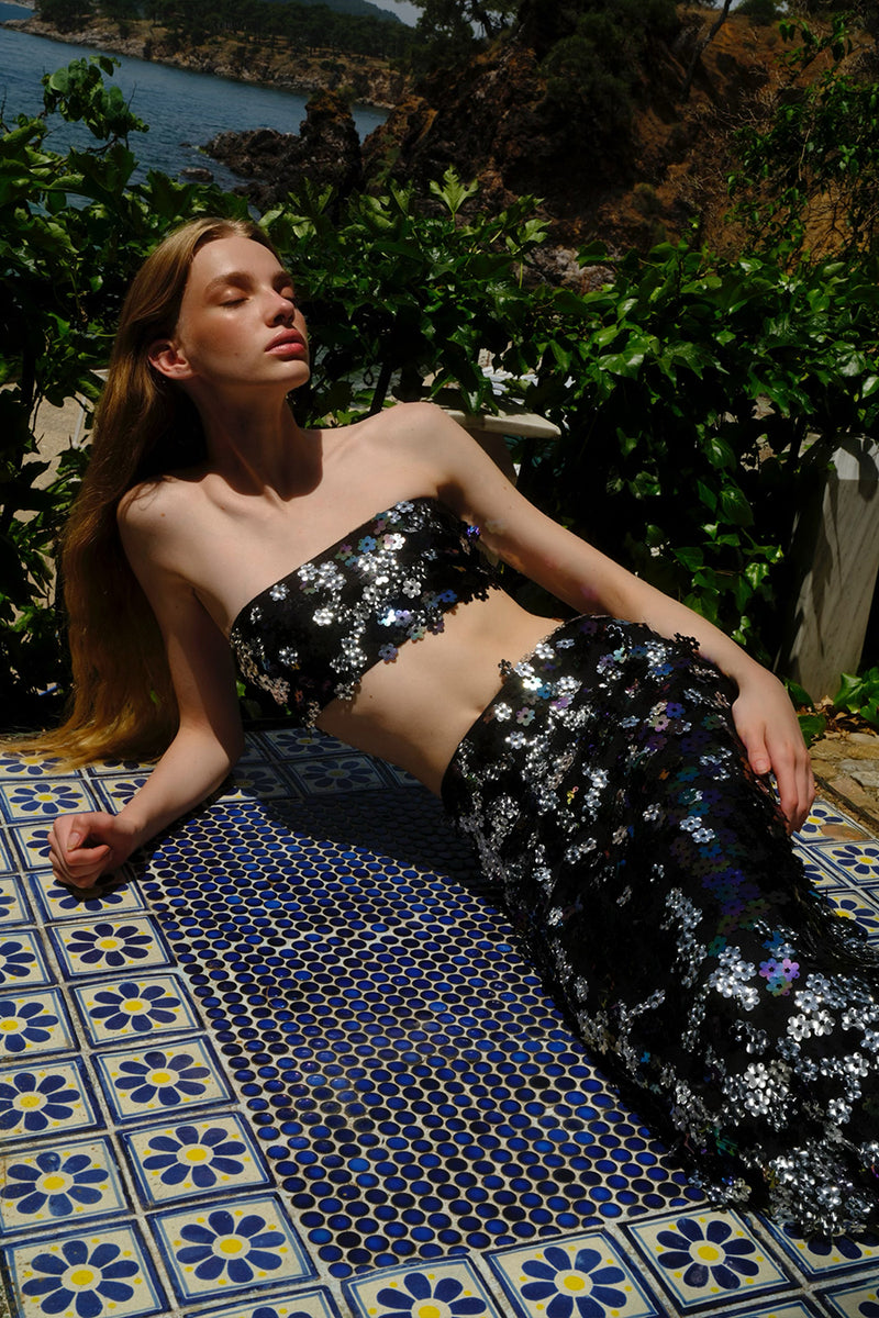 Look #29 Sirena Skirt in Flirty Fleurs