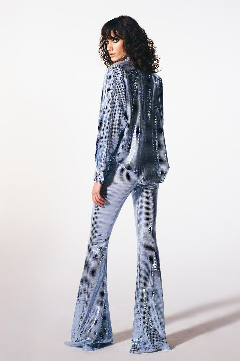 Look #43 Colette Shirt in Ice Blue
