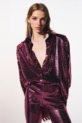 Look #44 Colette Shirt in Pink Glo