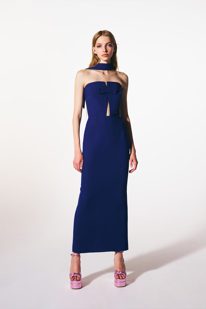 Look #65 Holly in Navy Blue