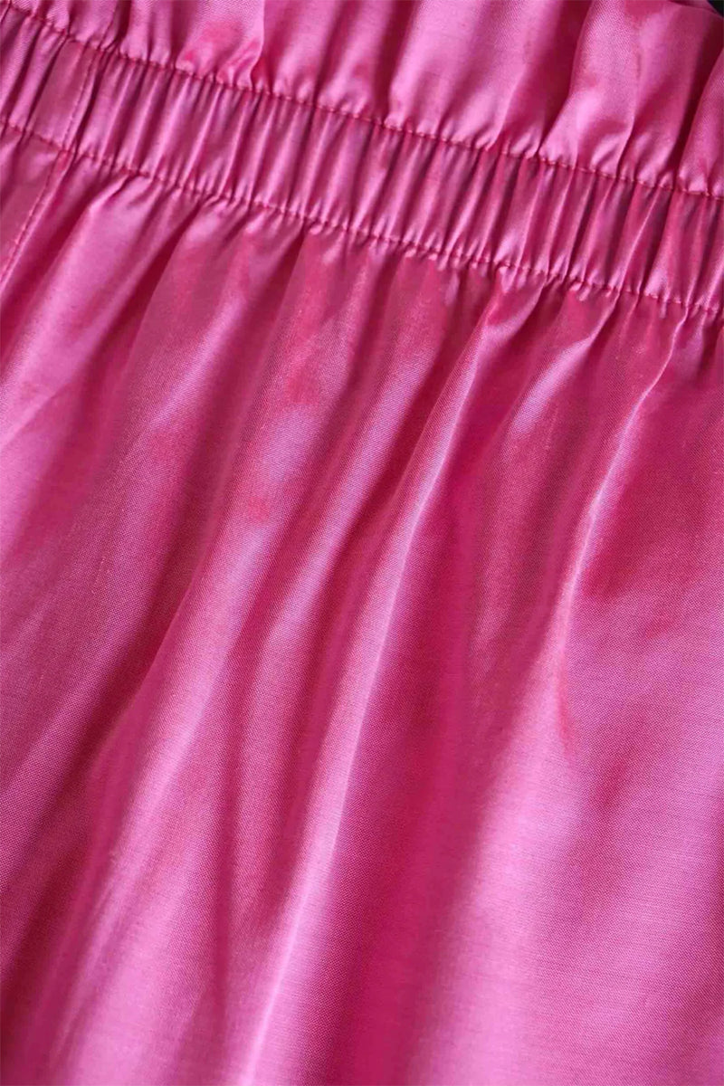 Look #74 Gilda Shirt in Hot Pink
